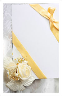 Wedding Program Cover Template 1 - Graphic 1